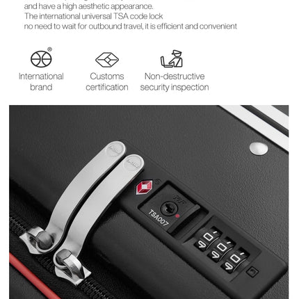 Mixi New Innovative Design Suitcase Carry On Hardside Rolling Luggage PC Spinner Wheels Trolley Case Aluminum Frame