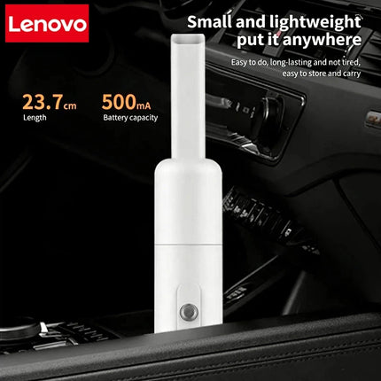 Lenovo 90000Pa Wireless Car Vacuum Cleaner USB Charging 1200mAh Portable Cleaning Appliance Wet and Dry Vacuum Cleaner Household