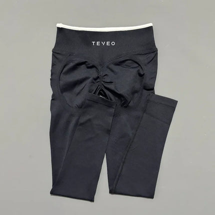 TEVEO Bras Ignite Sculpt Scrunch Leggings Woman Seamless Yoga Pants Hip Lifting Running Sports Sweatpants Gym Workout Legging
