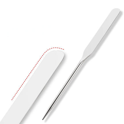 Stainless Steel Palette Tray Mixing Rod Set Makeup Toner Spatula Mixing Stick Foundation Cream Mixing Tool Cosmetic Make Up Tool