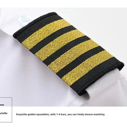 Air Force Pilot Uniform Men's Shirt Flying Clothes Nightclub Aviation Clothes Engineer Military Uniform Square Collar Other Mate