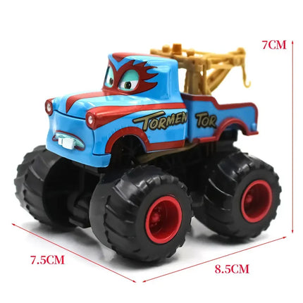 Pixar Cars 2 3 Big Wheels Lightning McQueen Cruz Ramirez Archbishop I Screamer Alloy Diecast Cars Boys Toys