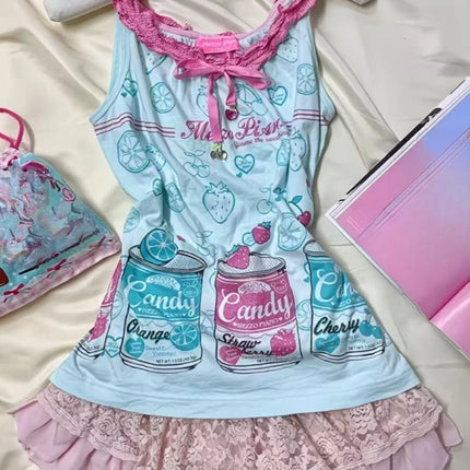 2026 Summer Japanese Kawaii Hooded T Shirts Women Y2k Hooded Short Sleeve Cartoon Print T-shirt Tops Casual Fashion Sweet Tees