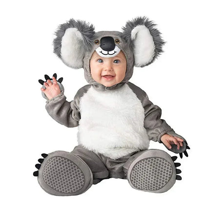 2024 New Arrival High Quality Baby Boys Girls Halloween Dinosaur Costume Romper Kids Clothing Set Toddler Co-splay Triceratops