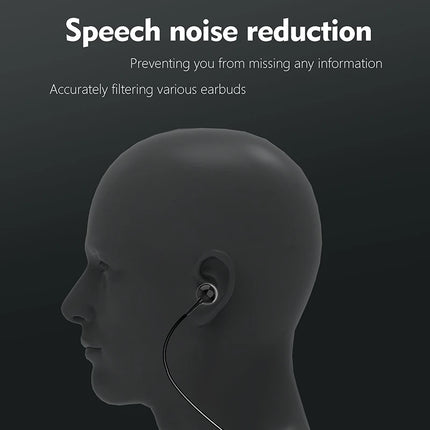 K65 Fashion Bluetooth Headset Business Retractable Lavalier Earphone Super Long Standby Single Ear Hands Free HD Call With Wire