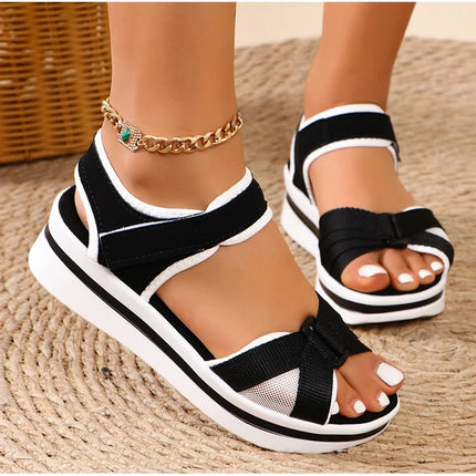 Heels Women's Sandals 2026 Wedge Heel Shoes For Woman Sandals Platform Shoes Summer Women Sandals Heeled Elegant Sandalias Mujer