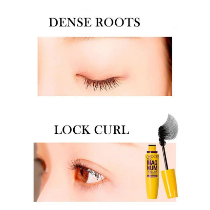 Thick Lengthening Fiber Mascara – Waterproof, Smudge-Proof, Extra Volume & Curling Eyelash Extension Makeup Tool 2026 New