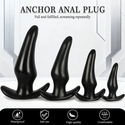 Huge Long Anal Plug Fantasy Big Butt Plug Anal Dilator Training Expansion Big Anal Butt Plug Adult Sex Toys For Women Men Gay