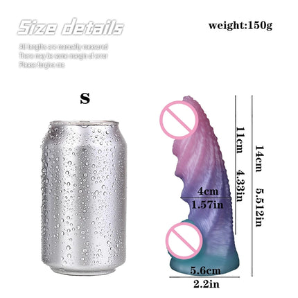 Monster Dildo Penis Alien Anal Plug Adult Sex Toys for Women Strong Suction Cup Soft Silicone Big Dick Buttplug Clit Massage