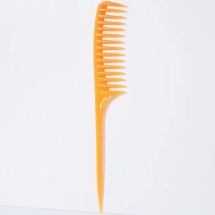 Wide toothed pointed tail comb set, heat-resistant hair styling comb, durable ABS plastic handle, special for real hair wigs