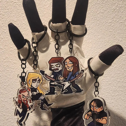 Metalocalypse Dethklok Acrylic Keycharm Officially Licensed Anime Keychain Collectible Accessory