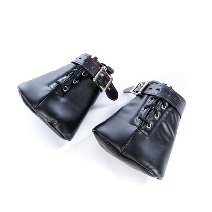 BDSM Cosplay Puppy Play Dog Gloves Dog Paw Print Padded Fist Mitts Sex Toys PU Gloves Dog Paws Suitable for Slave Cosplay Party