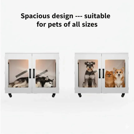 Large Pet Dryer Box, Smart Temp Control & Low Noise, Grooming Blower for Dogs & Cats Up to 120lbs, 410L, Custom