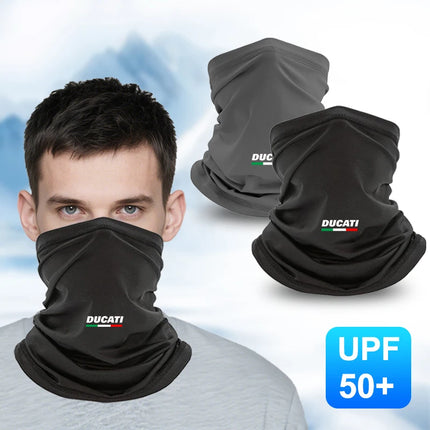 For Ducati Monster Panigale 748 749 999 1098 1199 1299 S Camping Multi-Function Scarf Ice Silk Unisex Cycling Snood Biker Mask