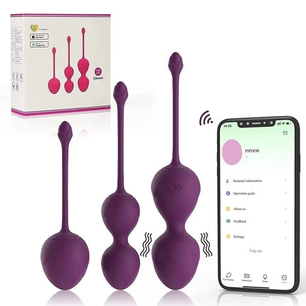 APP Control Smart Pelvic Exercise Trainer Pelvic Floor Muscle Massage Ball Pelvic Floor Pelvic & Tightening Sex Toys for Women