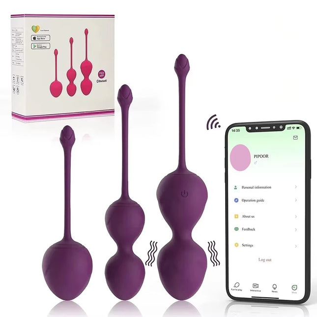 APP Control Smart Pelvic Exercise Trainer Pelvic Floor Muscle Massage Ball Pelvic Floor & Tightening Sex Toys for Women