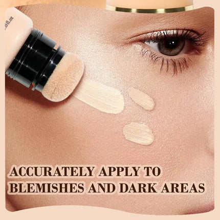 BSIMONE Coverage Foundation Long-Lasting Oil Control Waterproof Liquid Foundation Matte Finish Concealer With Sponge Brush Head