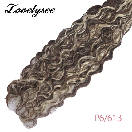 Water Wave Nano Rings Hair Extensions European Natural Blonde Human Hair Micro Beads Ring Hair Extension 0.8g/1g/Strand 50pc/set
