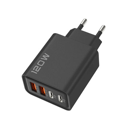 Fast Charging USB Type C Charger 120W 4 Port PD Quick Charge 3.0 For iPhone Samsung Xiaomi Huawei EU US UK Plug Phone Adapter