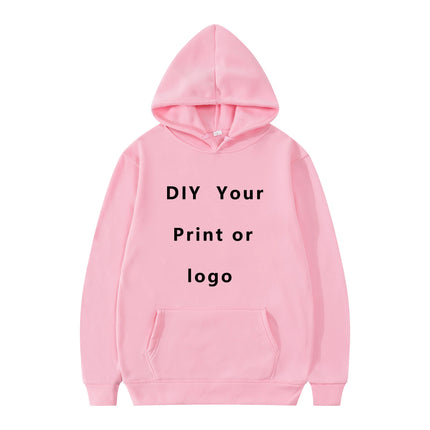 Your Own Design Brand Logo/Picture Personalized Custom Anywhere Men Women DIY Hoodies Sweatshirt Casual Hoody  Fashion New