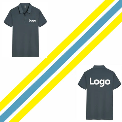 Polo Shirt Custom Logo Causal Embroidery Personal Company Brand Print Men And Women Clothing 16 Colors Summer Fashion Tops