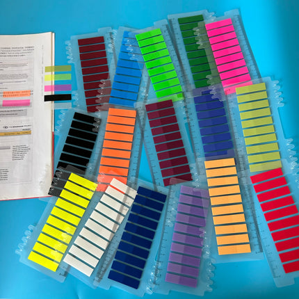 200-3200PCS Clear Sticky Notes Self-Adhesive Colorful Memo Pads for Office School Book Annotation Index Tabs Stationery