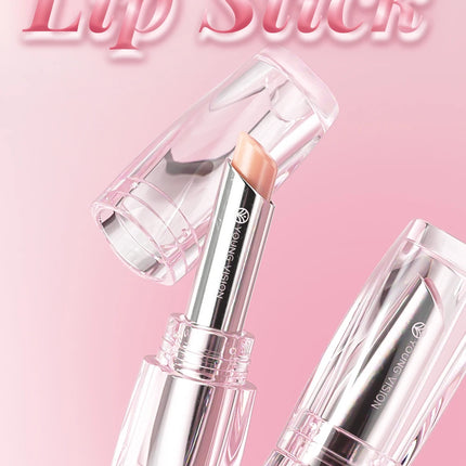 6 Colors Crystal Glossy Lipstick - Moisturizing Tinted Lip Balm,  Shimmer, Transparent Tube, Long-Lasting Hydration,
