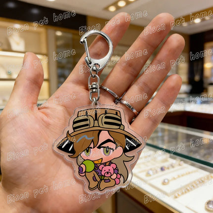 Cartoon Anime Chibi Keychain Accessories Bag Charms Keyrings Jewelry Fans Freinds Game Lovers Gifts