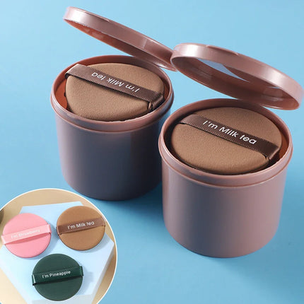7 PCS Cosmetic Puff with Storage Box Double Side Soft Makeup Sponge Puff Women Face Concealer Foundation Makeup Application Tool