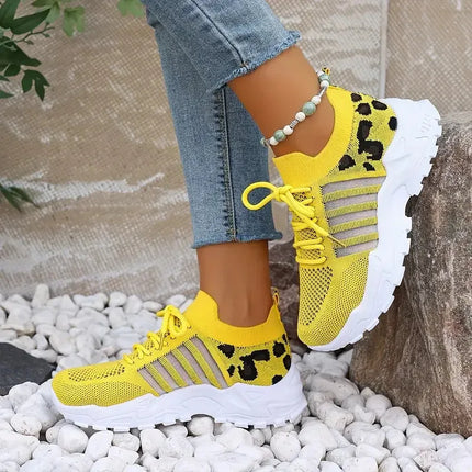 [Leopard print sneakers] lightweight and breathable  Leading the way women's casual sneakers.women's shoes sale shoes
