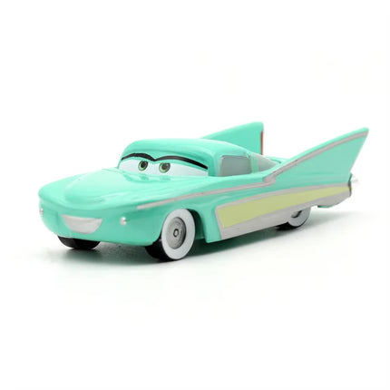 2025 Disney PixarCars 3 Toys Lightning Mcqueen Race Div Fritter Miss Frank Collection 1:55 Diecast Metal AlloyModel CarToy Gifts