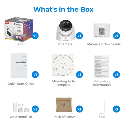 Dahua DH-IPC-HDW3849H-AS-PV-PRO 8MP Smart Security Camera Dual Light Active Deterrence Fixed-Focal Eyeball WizColor Network Came