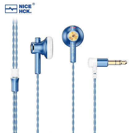 NICEHCK EB2S PRO 3.5/4.4mm Plug Microphone Flat-Head Earbud HIFI Wired Earphone 15.4mm LCP Diaphragm Dynamic Music Vocal Headset