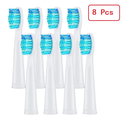 8 Pcs Replacement Brush Heads For Seago/Fairywill Electric Toothbrush Dupont Bristle Brush Refill Efficient Tooth Cleaning