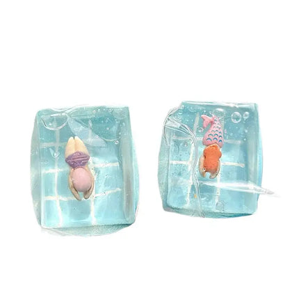 Swimming Pool Squeeze Toys Maltose Stress Relief Slow Rebound Sensory Toy Mochi Stress Reliever Toys Antistress