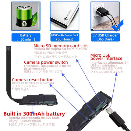 4K Mini Camera HD 1080P WiFi Camcorder Enhanced version DIY Wireless Module Video Recorder Support Remote View P2P Cam