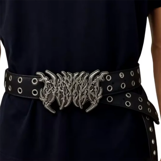 New Stylish Y2K Hollow Fashion Punk Belt，Trendy Accessory For Ideal Gifts，Versatile for Jeans, Dress & Casual Wear，For Men Women
