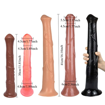 Oversized Horse Dicks Realistic Dildo Anal Toy Butt Plug Women's Vaginal Anal Stimulation Massage Adult Toys 18+
