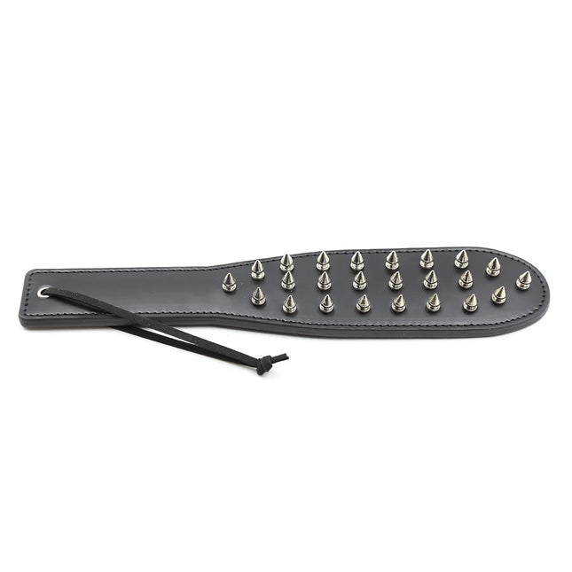 Studded PU Leather Spanking Paddle BDSM Bondage Slapper Fetish Adult Sex Toys for Couples Women Men Roleplay Slave Gear