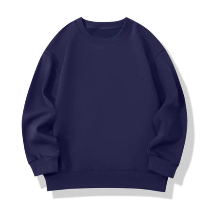 Fashion Girls Boys Sweatshirts Clothing Autumn Solid Color Casual Long Sleeve Loose Tops Children's Clothes Teen 6 8 10 12 Years