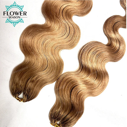 Body Wave Feather Crochet Hair Extension Human Hair Knotless Pre-Separated Crochet Human Hair Extensions Dark Brown Color #27