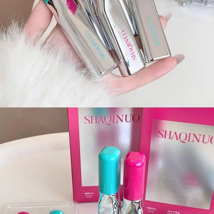 SHAQINUO Curly Black Sun Flower Mascara + Makeup Remover Set All Day Long-Wearing Lash-Lengthening Thick Volume Eyelashes