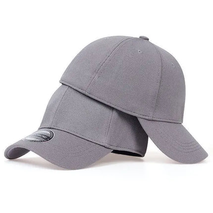 Back Closed Baseball Caps for Men and Women, Big Head and Small Head Hat, High Quality Headwear