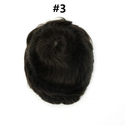Os21 0.03-0.04mm NG Clearance Thin Skin Toupee Capillary Prothesis Hair Piece For Men Hair Replacement System V Loop Men Toupee