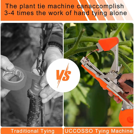 Plant Branch Hand Tying Binding Machine Garden Plants Tying Machine Minced Vegetable Tape Tool Tapener Garden Tools