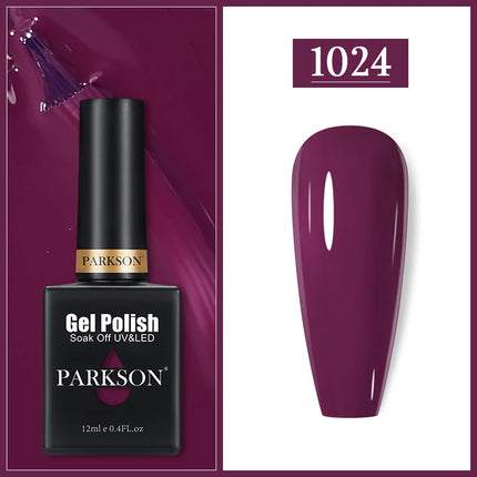 Parkson 12ML Nail Gel Polish HEMA TPO FREE Full Coverage 279 Color Gel Pigment Professional Nail Art Long Lasting Gel Varnish