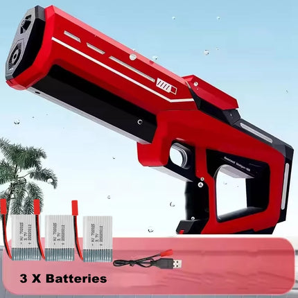Electric Water Guns for Adults Powerful Squirt Automatic Suction Water Storage Gun Blasters Summer Pool Outdoor Game Toy Gift