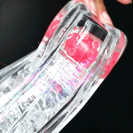 Male Masturbator Cup Vacuum Pocket Cup for Adults Sex Toys18 Soft Pussy Masturbation Transparent Vagina Goods Endurance Exercise
