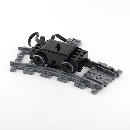 Train Motor 88002 MOC Power Functions Power Up Technical Speed Motor Building Blocks for 10254 53401 53400 Rail Tracks DIY Car