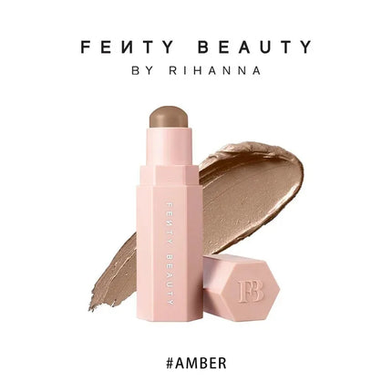 Fenty Beauty Multi-color Contour Stick Concealer Facial Matte 3D Diamond Highlight Non Fading Water Gloss Lip Glaze Gloss Makeup